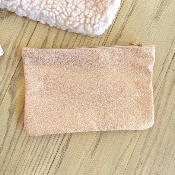 IPSY Set of Three Pink and Cream Pouches Never Used - Picture 2 of 6